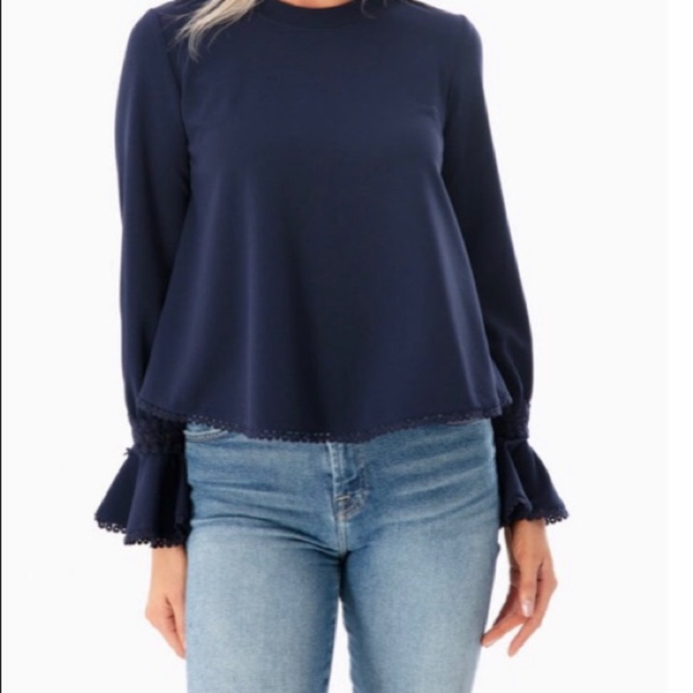 NWOT Tuckernuck Pomander Place Blue Top